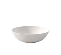 Villeroy & Boch - Manufacture Collier Blanc fuente decorativa/de fruta, bonita fuente de fruta y decoración, porcelana premium, lavado a mano, blanco