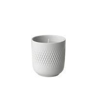 Villeroy & Boch Manufacture Collier Blanc Vela Aromática Carre Mystery 8,5X8,5X9Cm, Porcelana Premium, 40 Horas De Luz