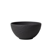 Villeroy & Boch - Manufacture Cuenco Salsa Negro, Apto para Lavavajillas, Apto para Microondas, Vajilla Negra, Porcelana Premium