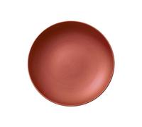 Villeroy & Boch Manufacture Cuencos de pasta Porcelana Premium, Rojo (Glow), Fuente 23cm
