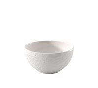 Villeroy & Boch Manufacture Ice Tazón Para Muesli 14 cm Porcelana Blanco Redondo