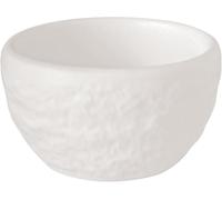 Villeroy & Boch - Manufacture Rock blanc, huevera blanca, apta para lavavajillas, aspecto pizarra mate, diseño moderno, se puede utilizar como vaso de aguardiente/chupito, porcelana Premium
