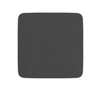 Villeroy & Boch Manufacture Rock Cuadrado/Gourmet Moderno Plato de presentación Porcelana Premium, Negro (Rock), 32X32X1,5CM