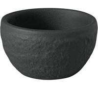 Villeroy & Boch - Manufacture Rock, huevera negra, apta para lavavajillas, aspecto pizarra mate, diseño moderno, se puede utilizar como vaso de aguardiente/chupito, porcelana Premium