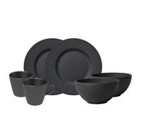 Villeroy & Boch Manufacture Rock Juego De Desayuno 6 Piezas.