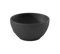 Villeroy & Boch Manufacture Rock - Mickey Mouse - Cuenco para salsa, negro, apto para lavavajillas y microondas, acabado de pizarra con decoración de Disney Mickey Mouse en estilo tiza