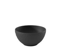 Villeroy & Boch Manufacture Rock - Mickey Mouse - Tazón para cereales, negro, apto para lavavajillas y microondas, acabado de pizarra con decoración de Disney Mickey Mouse en tiza