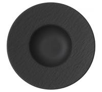 Villeroy & Boch Plato hondo Manufacture Rock Ø28 cm negro
