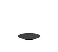 Villeroy & Boch Manufacture Rock Plato para taza Porcelana Premium, Negro (Rock), 17 cm