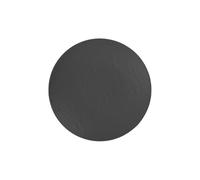 Villeroy & Boch - Manufacture Rock Plato Universal Coupe 25 cm Negro, Apto para Lavavajillas, Apto para Microondas, Vajilla Negra, Plato Gourmet de Cerámica, Porcelana Premium