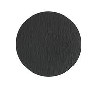 Villeroy & Boch Manufacture Rock Set 6 Piatti Pizza Gourmet 32 cm In Porcellana Nero Opaco