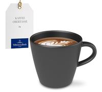 Villeroy & Boch Manufacture Rock Taza De Café, Taza De Porcelana Premium Con Aspecto De Pizarra, 150 Ml, Negro Mate