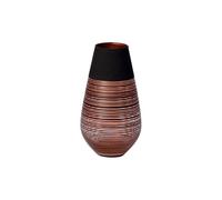 Villeroy & Boch Manufacture Swirl Jarrón Soliflor Porcelana Premium, 18 cm