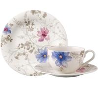 Villeroy & Boch - Mariefleur Servicio De Café 18 Piezas Multicolor, Apto Para Lavavajillas, Apto Para Microondas, Juego De Café, Juego Tazas De Café Con Plato, Premium Porcelain