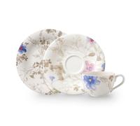 Villeroy & Boch - Mariefleur Servicio De Café 18 Piezas Multicolor, Apto Para Lavavajillas, Apto Para Microondas, Juego De Café, Juego Tazas De Café Con Plato, Premium Porcelain