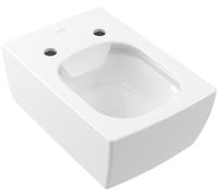 Villeroy & Boch Memento 2.0 inodoro suspendido, rectangular, suspendido, DirectFlush, salida horizontal, 375x560x345mm, 4633R0R1, Color: Cerámica Blanca