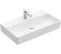 Villeroy & Boch Memento 2.0 lavabo 80x47 cm rectangular clásico-para mueble blanco mate 4A228LRW