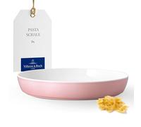 Villeroy & Boch - Memphis Collection, plato para pasta rosa intenso, apto para lavavajillas y microondas, plato hondo para pasta y fideos, plato de cerámica, porcelana Premium