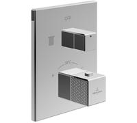 Villeroy & Boch Mettlach grifo de bañera y ducha empotrado con termostato cromo TVS12600300061