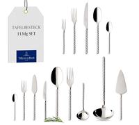 Villeroy & Boch Montauk Cubertería, Para hasta 12 personas, 113 piezas, acero inoxidable