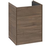 Villeroy & Boch Mueble de lavabo Collaro, 1 puerta, bisagra izquierda, 410x546x344mm, C00500VH, Color: Frente/carcasa: Roble Arizona, mango: Grafito