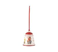 Villeroy & Boch - My Christmas Tree, Campanilla de Juguete, 5,5 x 5,5 x 6,5cm, Porcelana, roja (14-8622-6849)