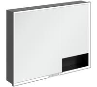 Villeroy & Boch My View+ armario 100x16.8x75 cm con espejo negro B48210VL