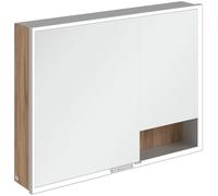 Villeroy & Boch My View+ armario 100x16.8x75 cm con espejo roble A48110RH