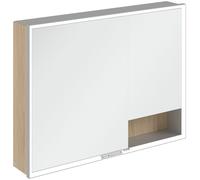 Villeroy & Boch My View+ armario 100x16.8x75 cm con espejo roble A48110VJ