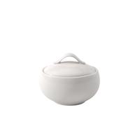 Villeroy & Boch New Cottage Basic Azucarero / Mermeladera para 6 Personas de 0.45 L, Porcelana, Blanco, 17x15x22 cm