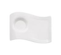 Villeroy & Boch NewWave Caffè Party Platillo, Porcelana, Blanco, 1 Unidad (Paquete de 1)