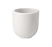 Villeroyboch - taza newmoon sin asa, moderna taza para té y café, porcelana premium, blanca, apta para lavavajillas.