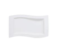 Villeroy & Boch NewWave Fuente para Servir,Plato de Servicio, Porcelana, Blanco, 49 c 30 cm