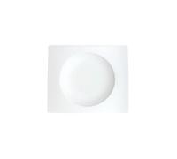 Villeroy & Boch NewWave Plato de Pan de Onduladas Formas, Porcelana, Blanco, 15 x 13 cm