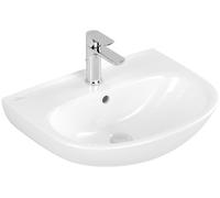 Villeroy & Boch O.Novo lavabo 55x44 cm semicircular clásico blanco brillante 4A405501
