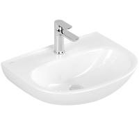 Villeroy & Boch O.Novo lavabo 55x44 cm semicircular clásico blanco brillante 4A4056R1