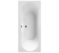 Villeroy & Boch Oberon 2.0 Duo bañeras rectangulares, empotrada, 1800x800x485mm, UBQ180OBR2DV-RW, Color: Blanco Piedra CerámicaPlus