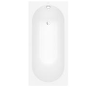 Villeroy & Boch Oberon bañera rectangular, instalación empotrada, 1600x750x475mm, UBQ160OBE2V-RW, Color: Blanco piedra