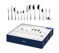 Villeroy & Boch Oscar Set De Cubiertos, 68 Piezas Plata/Platino, Apto Para Lavavajillas, Cuberteria 12 Personas, Set Cubierto, Acero Inoxidable