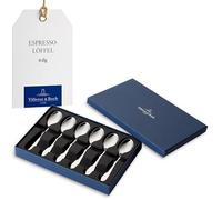 Villeroy & Boch Oscar Set de cucharillas para expreso, 6 piezas, acero inoxidable