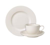 Villeroy & Boch For Me - Servicio de café para 4 personas, 12 piezas, porcelana premium, color blanco
