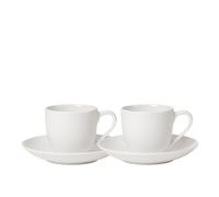 Villeroy & Boch Para Mí Juego De Espresso Blanco 2 Personas 4 Piezas