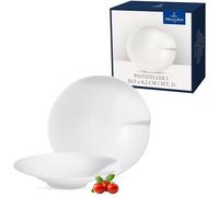 Villeroy & Boch Passion Platos para pasta grande, Set de 2, 30,5 cm, Porcelana , Blanco, 2 piezas