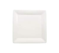 Villeroy & Boch Pi Carré Plato para desayuno o postres, 22x22 cm, Porcelana Premium, Blanco