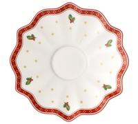 Villeroy & Boch Toy's Delight Plato para Taza, 16,5 cm, Porcelana Premium, Blanco/Multicolor, Té o Café