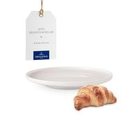 Villeroy & Boch - Plato de desayuno Afina de porcelana premium, plato pequeño para brunch, fabricado en Alemania, apto para lavavajillas y microondas, apilable, blanco