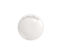 Villeroy & Boch Plato De Desayuno Statement Amazing Not Perfect 21X21X2,5Cm, Plato De Porcelana Blanca