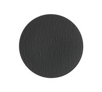 Villeroy & Boch Plato De Pizza Manufacture Rock, Porcelana Premium, Apto Para Lavavajillas Y Microondas, Negro