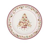 Villeroy & Boch - Winter Bakery Delight Plato de Presentación Multicolor, Apto para Lavavajillas, Apto para Microondas, Vajilla de Navidad, Decoración Navidad, Navidad Mesa, Premium Porcelain