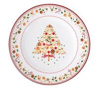 Villeroy & Boch - Winter Bakery Delight Plato de Presentación Multicolor, Apto para Lavavajillas, Apto para Microondas, Vajilla de Navidad, Decoración Navidad, Navidad Mesa, Premium Porcelain